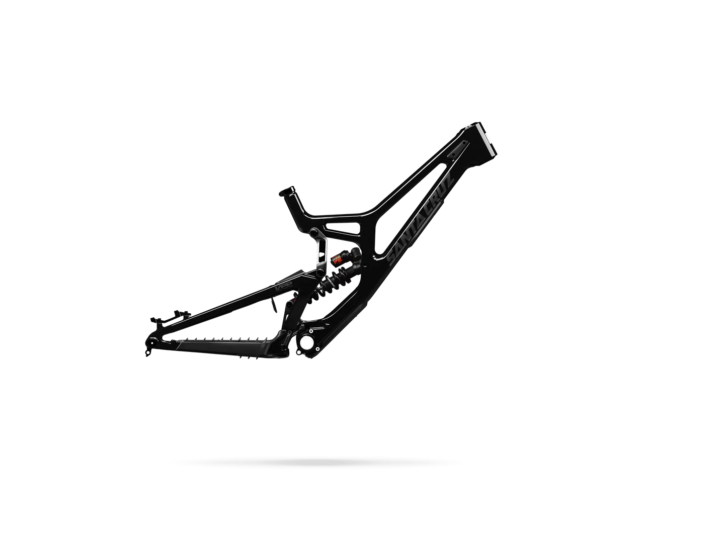 Santa Cruz V10 Gloss Black Sparkle Frame 2025